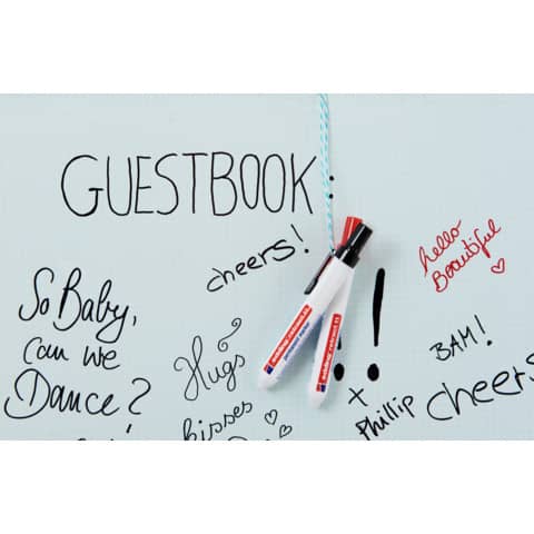 Marcatore permanente edding Retract 11 punta conica 1,5-3 mm nero E-11 001